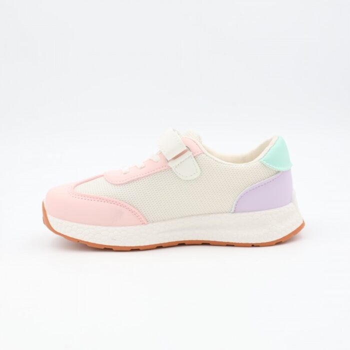 ⁦حذاء للأطفال والنساء لون أبيض وزهري و اخضر وبنفسجي⁩ - الصورة ⁦5⁩