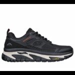 ⁦Skechers Men's Relaxed Fit: Arch Fit Road Walker - Recon Shoes - حذاء سكيتشرز ارتش فيت رود ووكر- ريكون للرجال لون أسود⁩ - الصورة ⁦2⁩