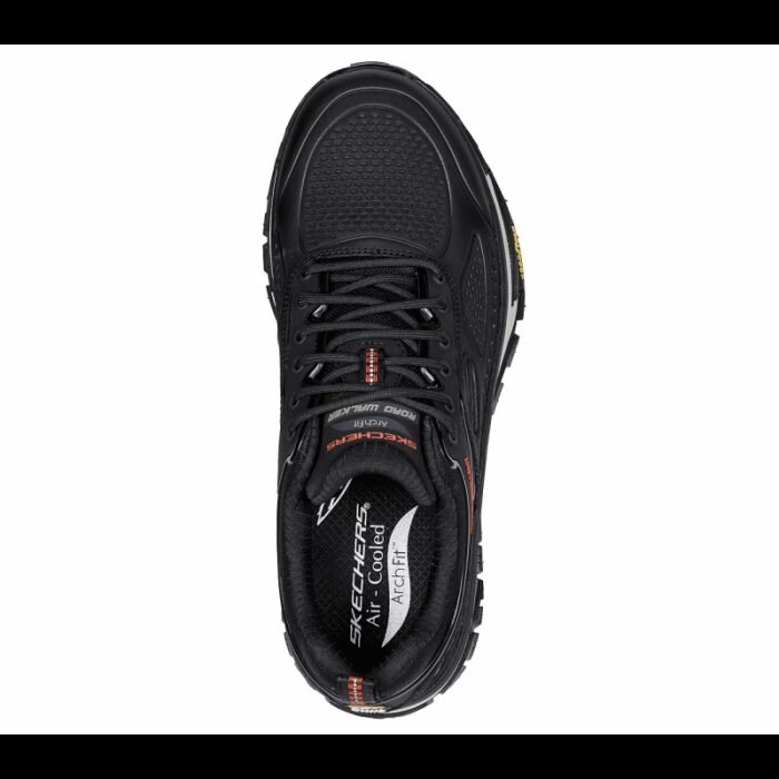 ⁦Skechers Men's Relaxed Fit: Arch Fit Road Walker - Recon Shoes - حذاء سكيتشرز ارتش فيت رود ووكر- ريكون للرجال لون أسود⁩ - الصورة ⁦3⁩