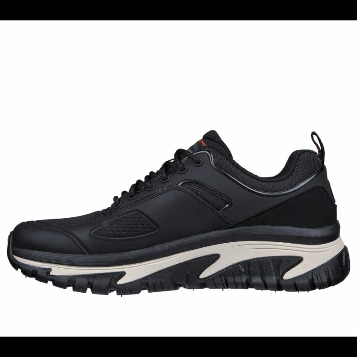 ⁦Skechers Men's Relaxed Fit: Arch Fit Road Walker - Recon Shoes - حذاء سكيتشرز ارتش فيت رود ووكر- ريكون للرجال لون أسود⁩ - الصورة ⁦5⁩