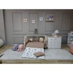 مفرش جدلة بني