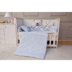 مفرش جدلة ازرق