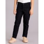 بنطلون جينز بناتي لون أسود