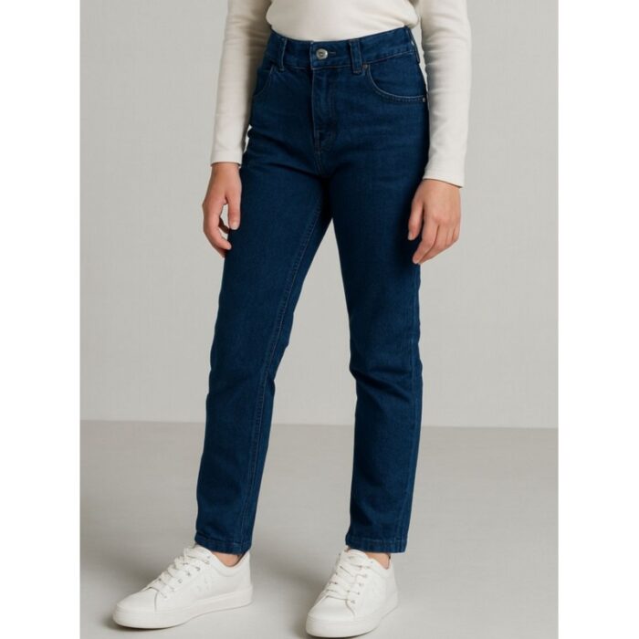 103391445_68e2e576062dc بنطلون جينز بناتي لون أزرق - الصورة 1