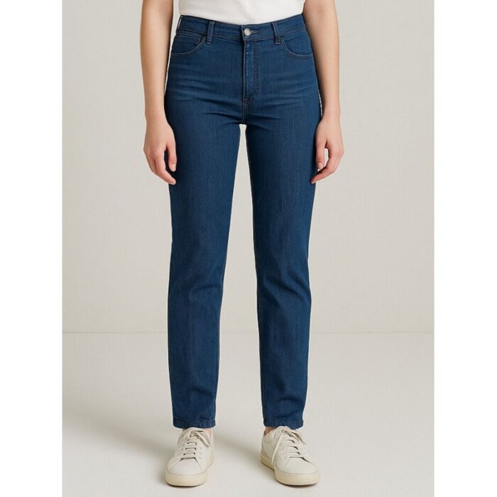 103391446_68e2e577e840e بنطلون جينز بناتي لون أزرق - الصورة 1