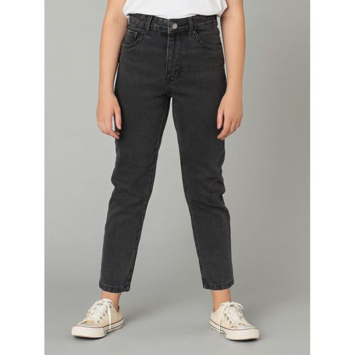 103391448_68e2e57b4f992 بنطلون جينز بناتي لون أسود - الصورة 1