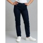 بنطلون جينز بناتي لون كحلي