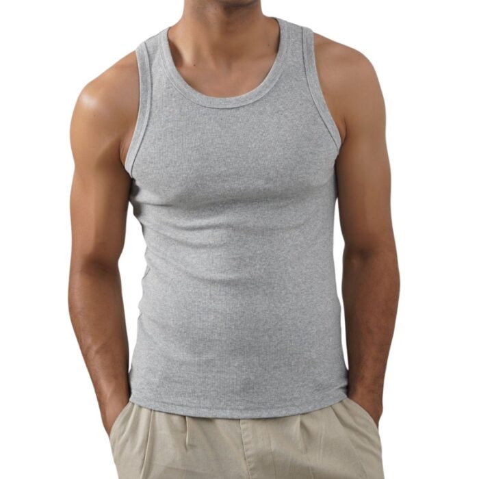 ⁦شباح داخلي رجالي لون رمادي⁩ - الصورة ⁦2⁩