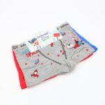 طقم داخلي بوكسر (3 قطع) للأطفال بألوان متعددة