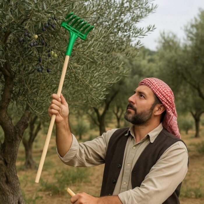 ⁦يد قطف الزيتون بلاستيك لون أخضر⁩ - الصورة ⁦3⁩