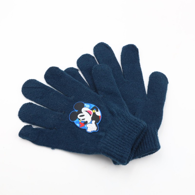 103391522_68de897ba0514 كفوف يد شتوي لون كحلي MICKEY MOUSE ولادي - الصورة 1