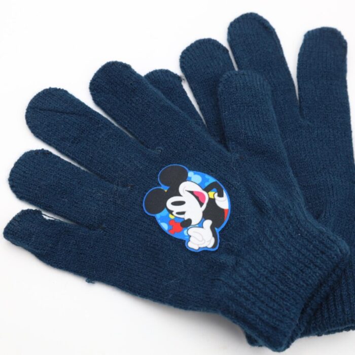 ⁦كفوف يد شتوي لون كحلي MICKEY MOUSE ولادي⁩ - الصورة ⁦3⁩