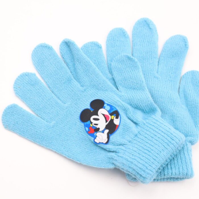 ⁦كفوف يد شتوي لون ازرق فاتح MICKEY MOUSE ولادي⁩ - الصورة ⁦2⁩