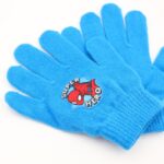 ⁦كفوف يد شتوي لون SUPER HERO ازرق فاتح غامق⁩ - الصورة ⁦2⁩