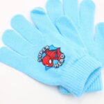 ⁦كفوف يد شتوي لون SUPER HERO ازرق⁩ - الصورة ⁦2⁩