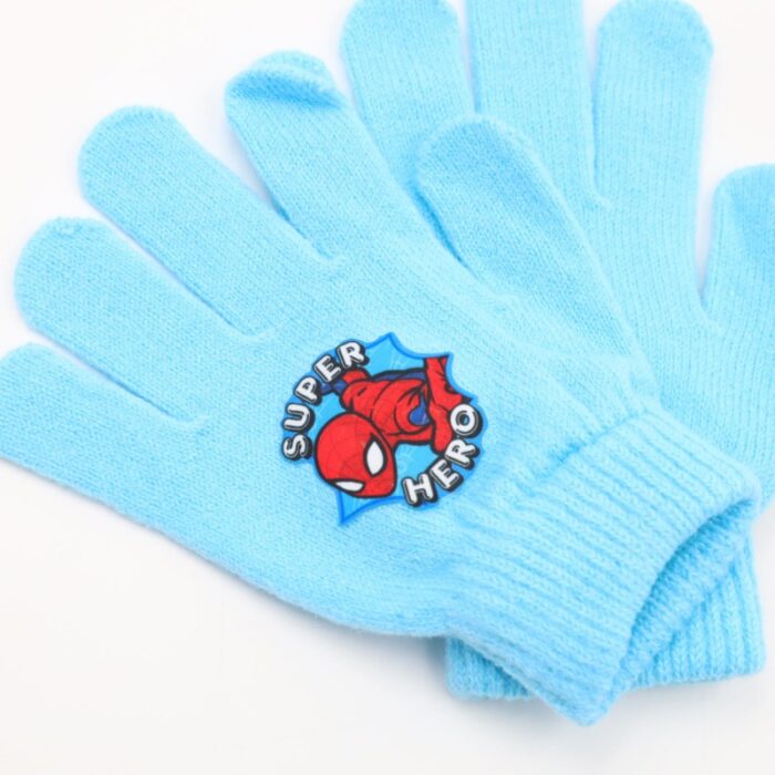 ⁦كفوف يد شتوي لون SUPER HERO ازرق⁩ - الصورة ⁦2⁩