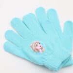 ⁦كفوف يد شتوي لون frozen تركواز⁩ - الصورة ⁦2⁩