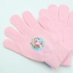 ⁦كفوف يد شتوي لون frozen زهري⁩ - الصورة ⁦2⁩