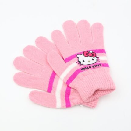 كفوف يد شتوي HELLO KITTY زهري