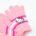 ⁦كفوف يد شتوي HELLO KITTY زهري⁩ - الصورة ⁦2⁩