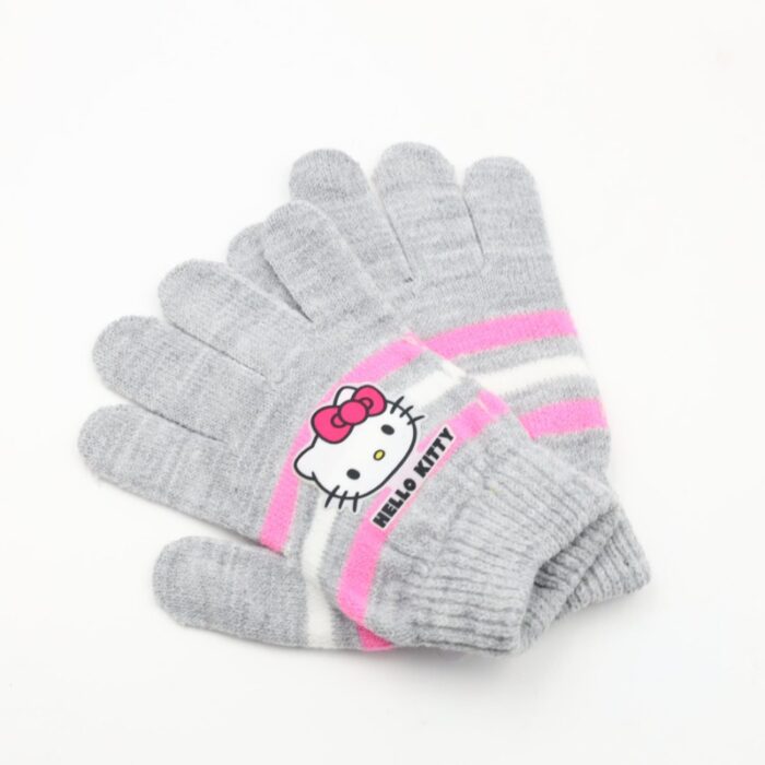 ⁦كفوف يد شتوي HELLO KITTY سكني⁩ - الصورة ⁦2⁩