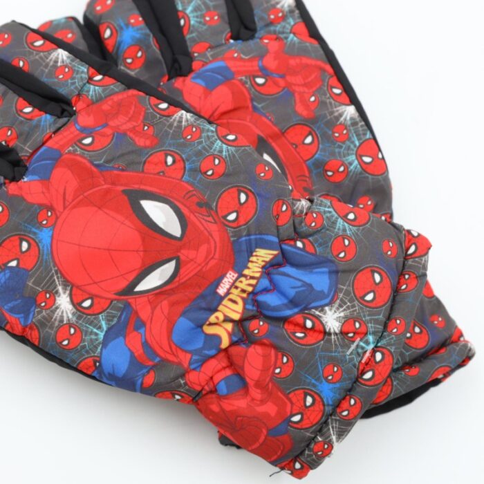 ⁦كفوف شتوية مطرية SPIDER MAN اسود⁩ - الصورة ⁦3⁩