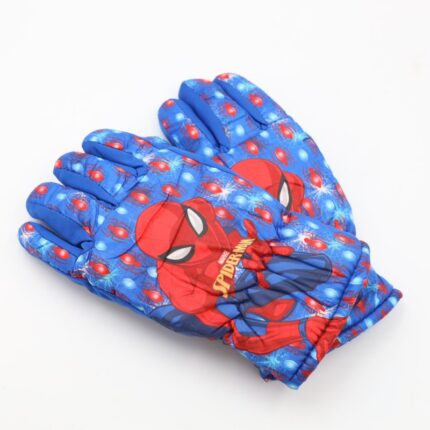 كفوف شتوية مطرية SPIDER MAN ازرق