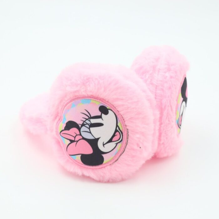 ⁦غطاء اذن شتوي فرو MINNIE MOUSE لون زهري⁩ - الصورة ⁦4⁩