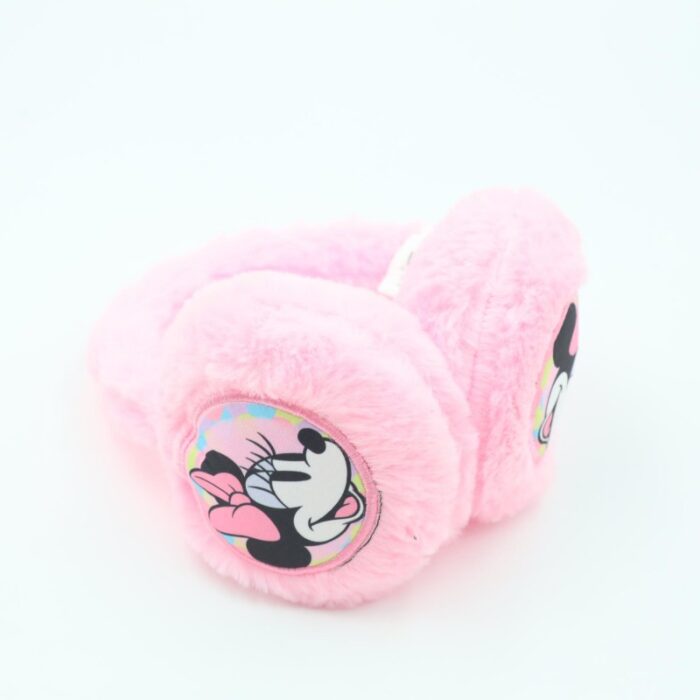 ⁦غطاء اذن شتوي فرو MINNIE MOUSE لون زهري⁩ - الصورة ⁦5⁩