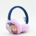 غطاء اذن شتوي فرو FROZEN لون بنفسجي وكحلي