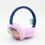 ⁦غطاء اذن شتوي فرو FROZEN لون بنفسجي وكحلي⁩ - الصورة ⁦2⁩
