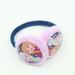 ⁦غطاء اذن شتوي فرو FROZEN لون بنفسجي وكحلي⁩ - الصورة ⁦5⁩