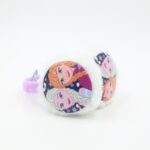 ⁦غطاء اذن شتوي فرو FROZEN لون ابيض وبنفسجي⁩ - الصورة ⁦3⁩