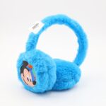 ⁦غطاء اذن شتوي فرو MICKEY MOUSE لون ازرق تركواز⁩ - الصورة ⁦2⁩