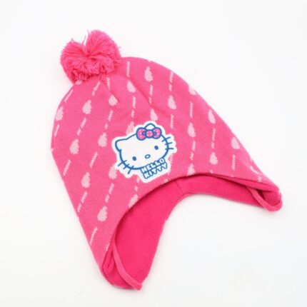 طاقية مع حماية جانبية للاذنين - ديزني HELLO KITTY فوشي