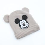 طاقية صوف MICKEY MOUSE عمر 1-3 سنوات بني فاتح