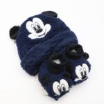 بكج طاقية +الشين - عمر من 6- 24 شهرMICKEY MOUSE كحلي