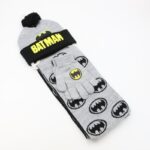 بكج ديزني طاقية +كفوف + لفحة BATMAN سكني واسود