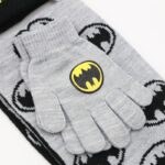 ⁦بكج ديزني طاقية +كفوف + لفحة BATMAN سكني واسود⁩ - الصورة ⁦3⁩