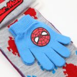 ⁦بكج ديزني طاقية +كفوف + لفحة SPIDER MAN ازرق ورمادي⁩ - الصورة ⁦4⁩