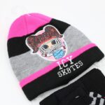 ⁦بكج LOL طاقية + كفوف + لفحة لون اسود+سكني⁩ - الصورة ⁦2⁩