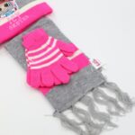 ⁦بكج LOL طاقية + كفوف +لون لفحة فوشي+سكني⁩ - الصورة ⁦4⁩