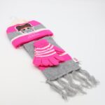 ⁦بكج LOL طاقية + كفوف +لون لفحة فوشي+سكني⁩ - الصورة ⁦5⁩