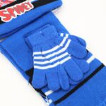 ⁦بكج SPIDER MAN طاقية + كفوف + لفحة لون ازرق⁩ - الصورة ⁦4⁩