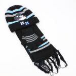 بكج MICKEY MOUSE طاقية + كفوف + لفحة لون اسود