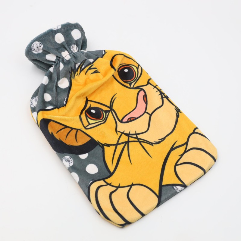 ⁦قربة للماء الساخن بتصاميم شخصيات ديزني سيمبا لون اصفر⁩ - الصورة ⁦1⁩