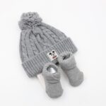 بكج طاقية + جرابات لمولد جديد MICKEY MOUSE لون سكني