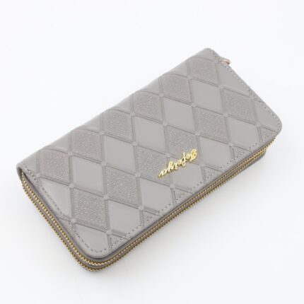 جزدان ستاتي جلد كبير لون سكني