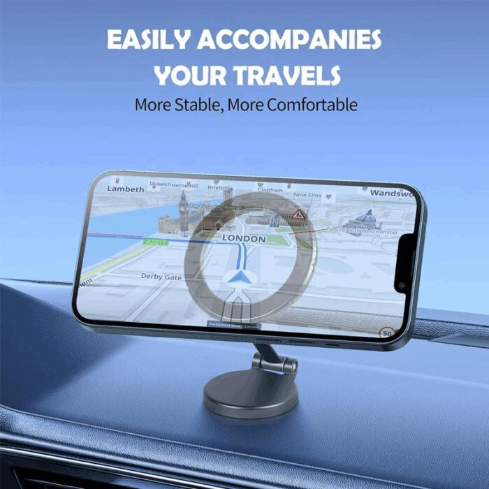 ⁦حماله هاتف للسياره لون رمادي⁩ - الصورة ⁦5⁩