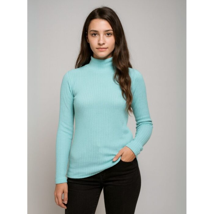 103391648_68e2e5e20a1e6 بلوزة بودي جولف بأكمام طويلة للنساء لون تركواز - الصورة 1